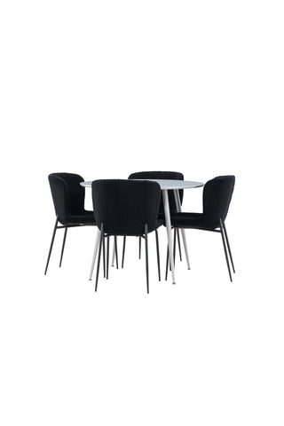 Venture Home Plaza matbord med Modesto matstol