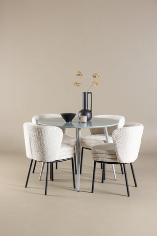 Venture Home Plaza matbord med Agnes matstol