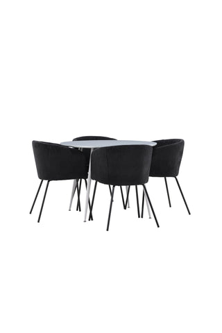 Venture Home Plaza matbord med Berit matstol