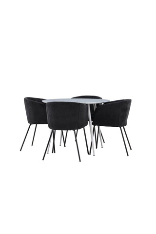 Venture Home Plaza matbord med Berit matstol