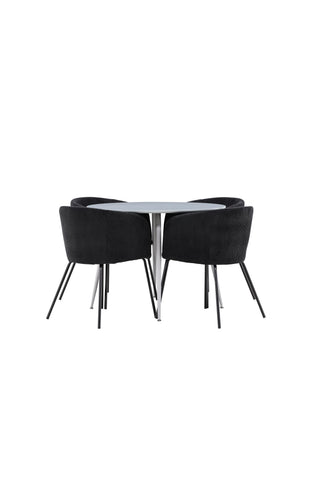 Venture Home Plaza matbord med Berit matstol