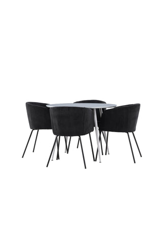 Venture Home Plaza matbord med Berit matstol