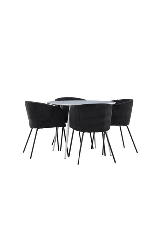 Venture Home Plaza matbord med Berit matstol
