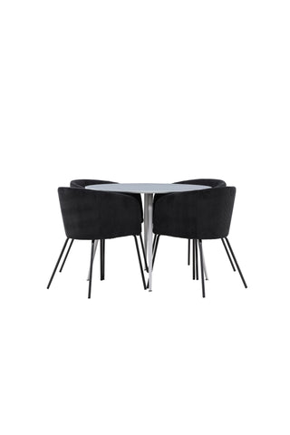 Venture Home Plaza matbord med Berit matstol