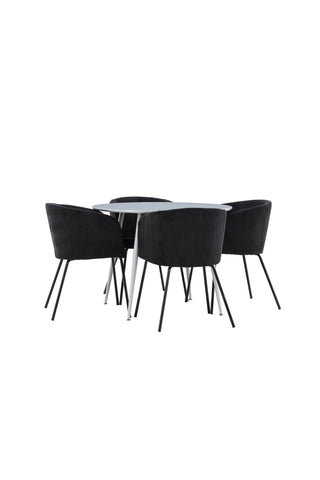 Venture Home Plaza matbord med Berit matstol