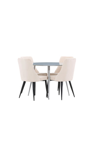 Venture Home Plaza matbord med Leone matstol