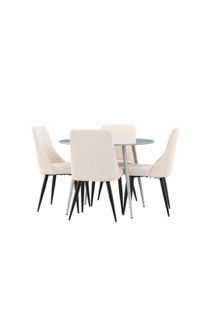 Venture Home Plaza matbord med Leone matstol