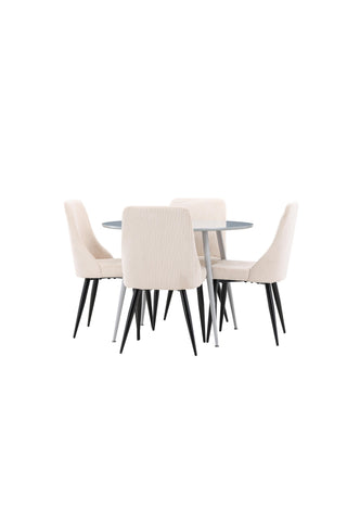 Venture Home Plaza matbord med Leone matstol