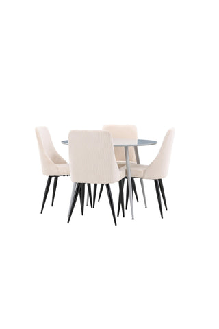 Venture Home Plaza matbord med Leone matstol