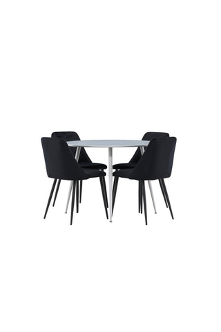 Venture Home Plaza matbord med nattstol