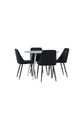 Venture Home Plaza matbord med nattstol