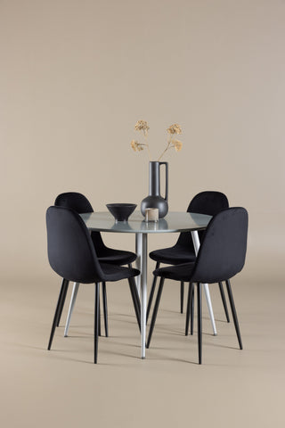 Venture Home Plaza matbord med Polar matstol