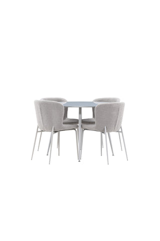Venture Home Plaza matbord med Modesto matstol