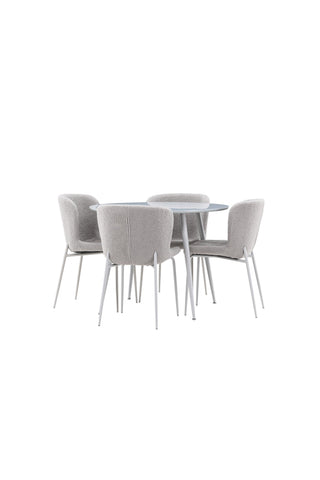 Venture Home Plaza matbord med Modesto matstol
