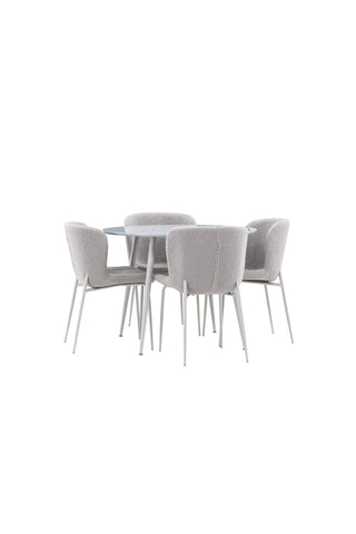 Venture Home Plaza matbord med Modesto matstol