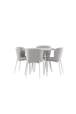 Venture Home Plaza matbord med Modesto matstol