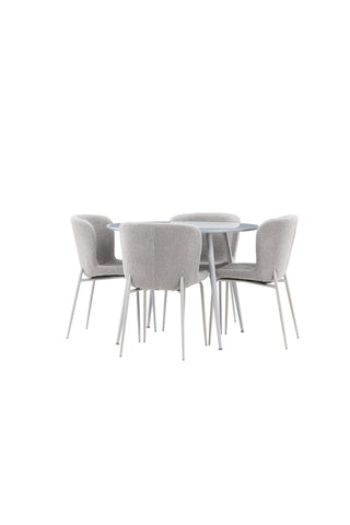 Venture Home Plaza matbord med Modesto matstol