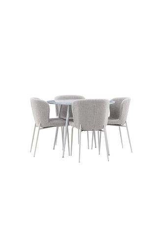 Venture Home Plaza matbord med Modesto matstol