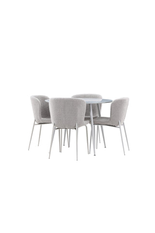 Venture Home Plaza matbord med Modesto matstol