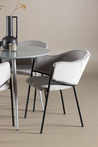 Venture Home Plaza matbord med Evelina matstol