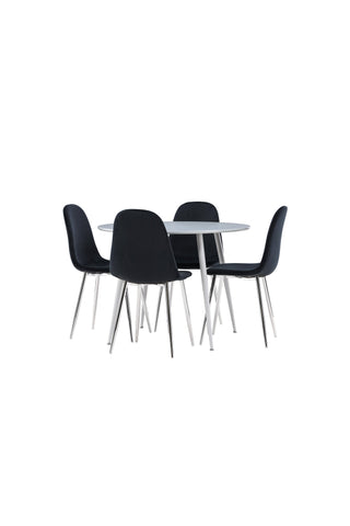 Venture Home Plaza matbord med Polar matstol