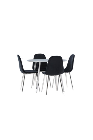 Venture Home Plaza matbord med Polar matstol