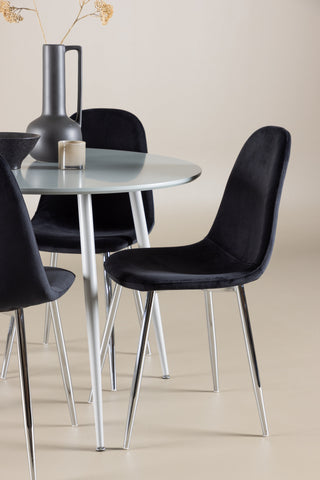 Venture Home Plaza matbord med Polar matstol