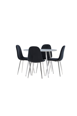 Venture Home Plaza matbord med Polar matstol