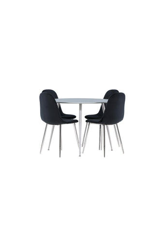 Venture Home Plaza matbord med Polar matstol