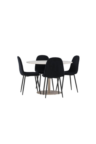 Venture Home Lycke matbord med Polar matstol