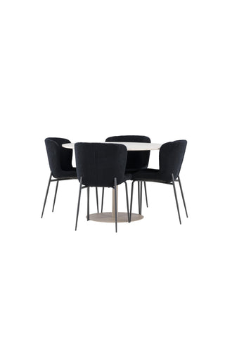 Venture Home Lycke matbord med Modesto matstol