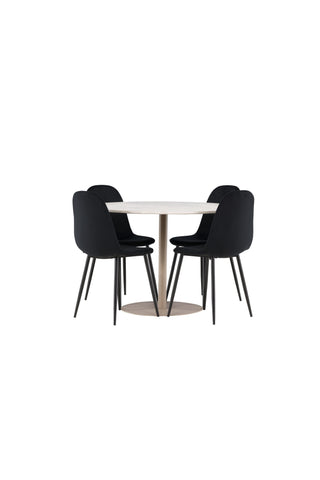 Venture Home Lycke matbord med Polar matstol