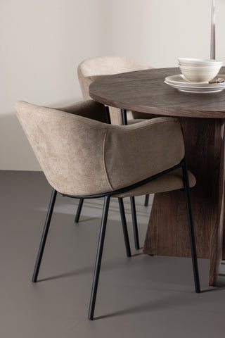 Venture Home Bootcut matbord med Evelina matstol
