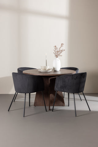 Venture Home Bootcut matbord med Berit matstol