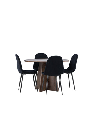Venture Home Bootcut matbord med Polar matstol