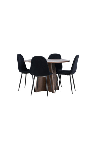Venture Home Bootcut matbord med Polar matstol