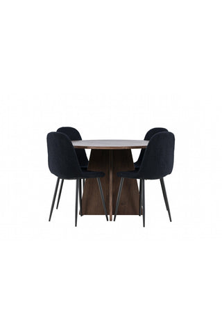 Venture Home Bootcut matbord med Polar matstol
