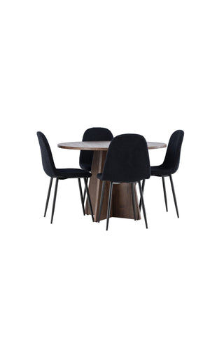 Venture Home Bootcut matbord med Polar matstol