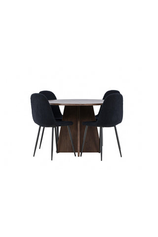 Venture Home Bootcut matbord med Polar matstol