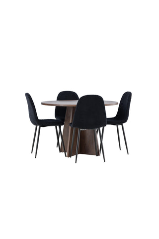 Venture Home Bootcut matbord med Polar matstol