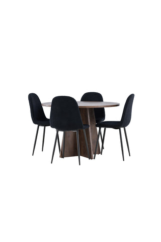 Venture Home Bootcut matbord med Polar matstol