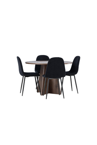 Venture Home Bootcut matbord med Polar matstol