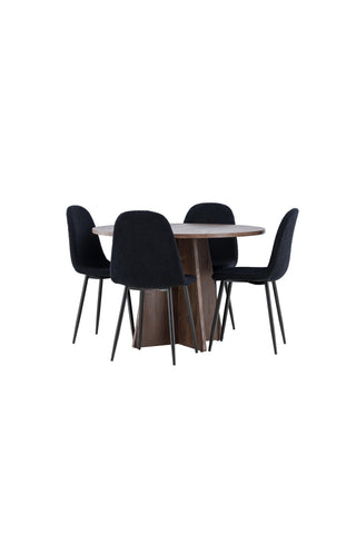 Venture Home Bootcut matbord med Polar matstol