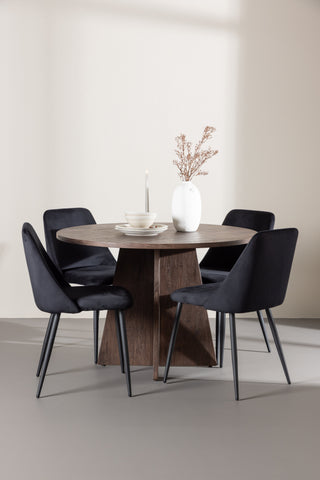 Venture Home Bootcut matbord med nattstol