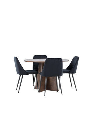 Venture Home Bootcut matbord med nattstol