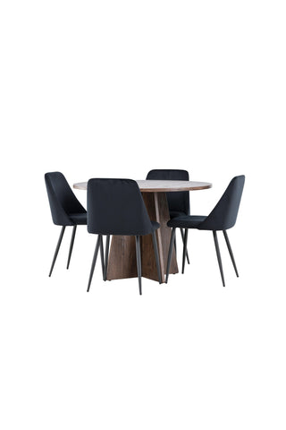 Venture Home Bootcut matbord med nattstol