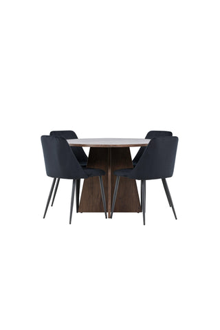 Venture Home Bootcut matbord med nattstol