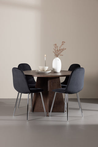 Venture Home Bootcut matbord med Polar matstol