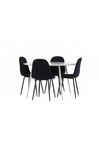 Venture Home Plaza matbord med Polar matstol
