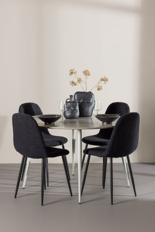 Venture Home Plaza matbord med Polar matstol